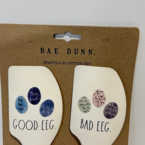 NEW Rae Dunn Easter FULL SIZE Spatulas with Cookie Cutters - Picture 2 of 4